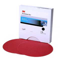 3M™ Red Abrasive Hookit™ Disc, 01189, 6 in, P600 grade, 50 discs per carton, 6 cartons per case