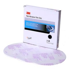3M™ Red Abrasive Hookit™ Film Disc, 01186, 6 in, P1000 grade, 25 discs per carton, 4 cartons per case