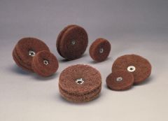 Standard Abrasives™ Buff and Blend Circle Buff GP 724278, 2 in x 3 Ply x 8-32 A MED, 25 per inner 250 per case
