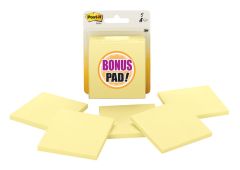 Post-it® Notes 5400, 3 in x 3 in (76 mm x 76 mm) Canary Yellow