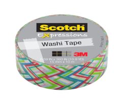 Scotch® Expressions Tape C314-P32, .59 in x 393 in (15 mm x 10 m) Big Zig