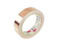 3M™ EMI Copper Foil Shielding Tape 1194, 1/4 in x 36 yd (6,35 mm x 33 m), 36 per case