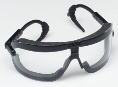 3M™ Fectoggles™ Safety Goggles 16420-00000-10 Clear Lens, Black Temple, Large 10 EA/Case