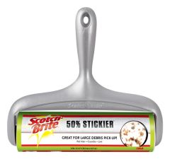 Scotch-Brite™ 50% Stickier Large Surface Lint Roller 830LSRS-60, 8 in x 31.4 ft (20.3 cm x 9.57 mm), 4 per case