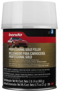 Bondo® Professional Gold Filler, 00233, 1 Quart