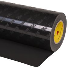 3M™ Polyurethane Protective Tape 8730HT Matte Black Skip Slit Liner, 12 in x 20 yd, 1 per case