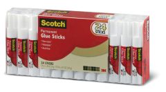 Scotch® Glue Sticks 6008-24-S, .28 oz (8 g), 24-Pack