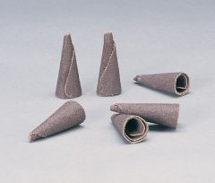 Standard Abrasives™ A/O Tapered Cone Point, 706133, B-20 120, 100 per inner, 1000 per case