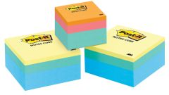 Post-it® Notes Cube 2053-SPVAD, 2 3 in x 3 in Cubes with Value-Add 2 in x 2 in Cube