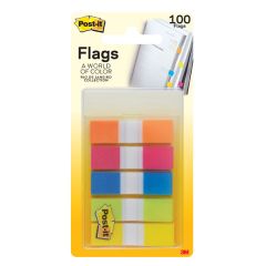 Post-it® Flags 683-RIO2, .47 in. x 1.7 in. (11,9 mm x 43,2 mm)