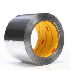 3M™ Heavy Duty Aluminum Foil Tape 438, Silver, 48 in x 10 in 7.2 mil, 1 roll per case Bulk
