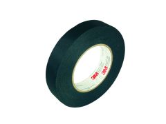 3M™ Acetate Cloth Electrical Tape 11, 3/8 in x 72 yd, Black