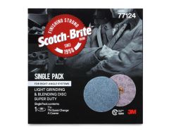 Scotch-Brite™ Light Grinding and Blending Disc, 77124, TN Quick Change, 7 in x NH, Super Duty, A CRS, Single Pack, 10 per case