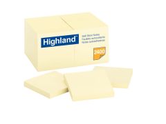 Highland™ Notes 6549-24pk, 3 in x 3 in (7.62 cm x 7.62 cm)