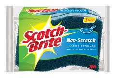 Scotch-Brite® Non-Scratch Scrub Sponge MP-3F, 12/3