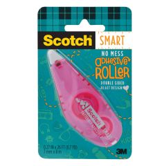 Scotch® Patterned Adhesive Roller Hearts 6061-HRT, Pink