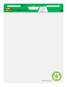Post-it® Super Sticky Easel Pad 559RP-VAD6, 25 in x 30 in (63.5 cm x 76.2 cm) Recycled