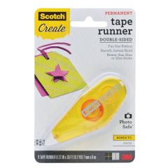 Scotch® Patterned Tape Runner Stars 6061-STR-CFT, Yellow Dispenser