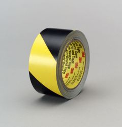 3M™ Safety Stripe Tape 5702 Black/Yellow, 48 in x 20 yd untrimmed 5.4 mil, 4 per case Bulk