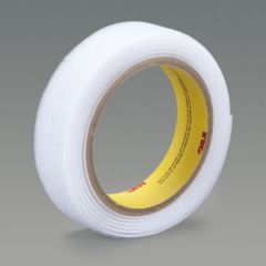 3M™ Flame Resistant Loop Fastener SJ3418FR, White, 1 in x 800 yd, 0.12 in Engaged Thickness, Lvlwnd, 1 per case, Restricted
