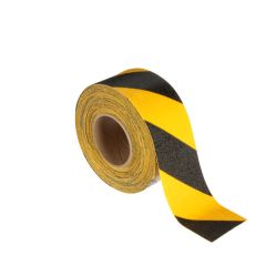 3M™ Safety-Walk™ Slip-Resistant General Purpose Tapes and Treads 613, Black/Yellow Stripe, 3 in x 60 ft, Roll, 1/case
