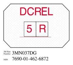 3M™ Diamond Grade™ Damage Control Sign 3MN037DG "DCREL", 8 in x 12 in, 10 per pkg