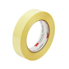 3M™ Polyester Film Electrical Tape 1350F-2, 50M, Yellow, .687x144 yds, 3-in paper core, Log roll
