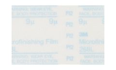 3M™ Microfinishing PSA Film Type D Sheet Roll 268L, 5 in x 8 in 80 Micron, 125 sheets per roll 2 rolls per case, Restricted
