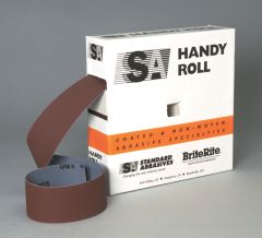 Standard Abrasives™ A/O Slit Roll 723871, 4 in x 50 yd 180 X-weight, 1 per case