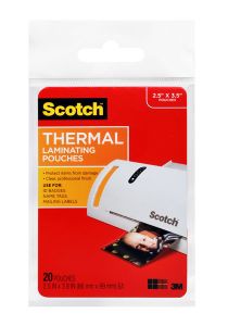 Scotch™ Wallet Size Thermal Pouches, TP5904-20, 20pk