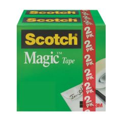 Scotch® Magic™ Tape 810K2, 3/4 in x 1000 in (19 mm x 25,4 m)
