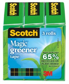 Scotch® Magic™ Greener Tape 812-3P, 3/4 in x 900 in (19 mm x 22,8 m)