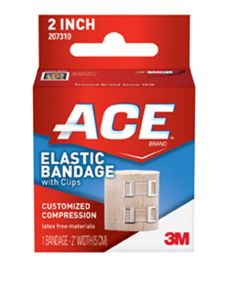 ACE™ Brand Elastic Bandage w/clips 207310, 2 in