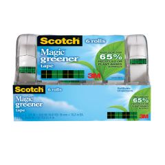 Scotch® Magic™ Greener Tape 6123, 3/4 in x 600 in (19 mm x 15,2 m)