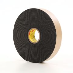 3M™ Double Coated Foam Tape 4496B Black, 18 in x 36 Yds, Bulk, 1 per case
