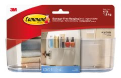 Command™ Clear Large Caddy with Clear Strips HOM15CLR-CABES