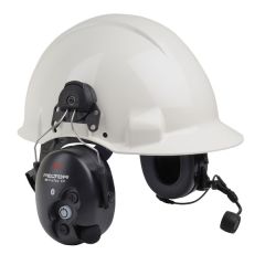 3M™ PELTOR™ WS™ ProTac XP Communication Headset featuring Bluetooth® technology -Hard Hat Attached
