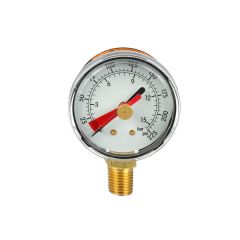 Inlet Pressure Gauge, 1/4" NPT 50-93726, For use with 3M™ High Flow Series Foodservice Manifold Systems, 1 Per Case