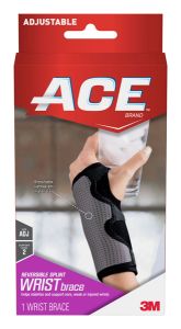 ACE™ Splint Wrist Brace Reversible 209623, One Size Adjustable