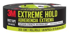 3M™ Extreme Hold Duct Tape, 2835-B, 1.88 in x 35 yd (48 mm x 32 m), 9 rolls/case