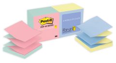 Post-it® Pop-up Notes R330-U-ALT, 3 in x 3 in (76 mm x 76 mm) Ultra Colors, Alternating Colors in Pads