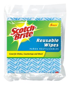 Scotch-Brite® Reusable Wipes 9053-12-SM, 12/5