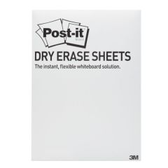 Post-it® Super Sticky Dry Erase Surface DEFPackLg, 11 in. x 15.375 in. (279 mm x 390 mm)