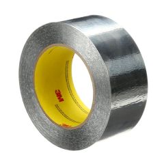 3M™ Aluminum Foil Tape 425, Silver, 80 mm x 200 m, 4.6 mil, 3 rolls per case Bulk