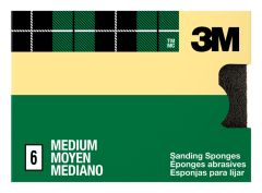 3M™ Sanding Sponge CP002-6P-CC, Medium, 6-Pack, 3.75 in x 2.625 in x 1 in