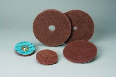 Standard Abrasives™ Buff and Blend GP Wheel 880915, 5 in x 2 Ply x 1/4 in A VFN, 5 per case