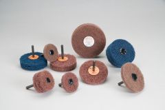 Standard Abrasives™ Buff and Blend GP Wheel 880816, 5 in x 3 Ply x 1/4 in A MED, 5 per case