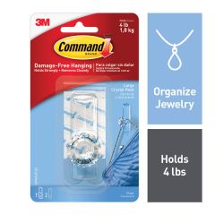 Command™ Clear Large Crystal Hook 17096CLR-ES
