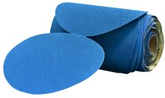 3M™ Stikit™ Blue Abrasive Disc Roll, 36212, 6 in, 500 grade, 100 discs per roll, 5 rolls per case