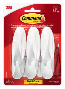 Command™ Medium Designer Hooks Value Pack 17081-6ES